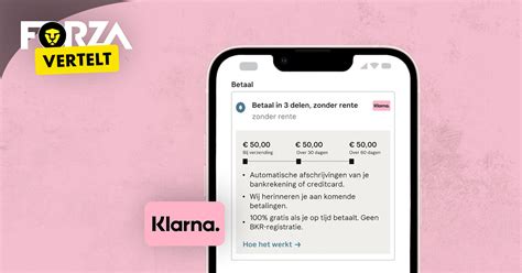 Trainingspakken met Klarna betalen 